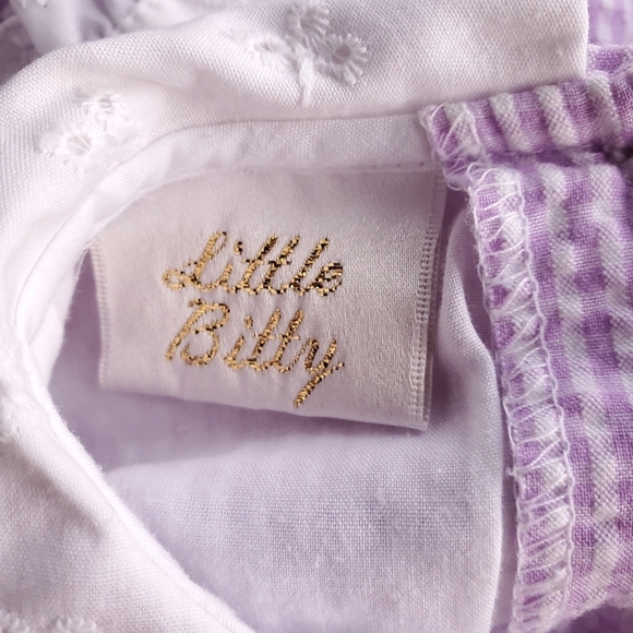 Vintage Little Bitty Dress Sleeveless Purple|White Baby Girls 24 Months - Picture 4 of 5